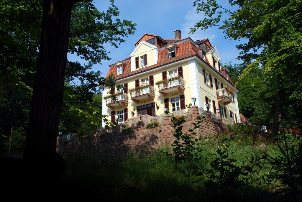 Rhoen Hotel Waldcafe St. Georg Staatsbad Bruckenau Bagian luar foto